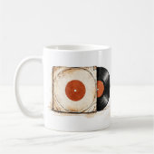 mugs vinyle, café, thé, cadeau コーヒーマグカップ (左)