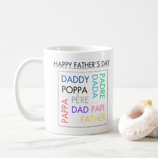 Mugs with design for Father's Day コーヒーマグカップ