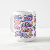 Mugs with trending art. コーヒーマグカップ (正面左)