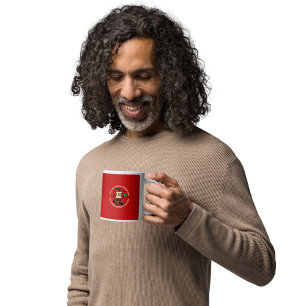 Mugshot背景&トップコーヒーマグデザイン コーヒーマグカップ