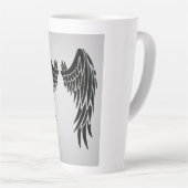 Mugshot：コーヒーのデザイン カフェラテマグ (右アングル)