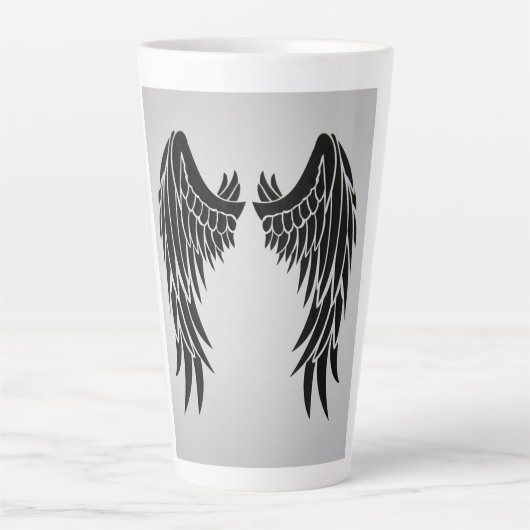 Mugshot：コーヒーのデザイン カフェラテマグ (正面)