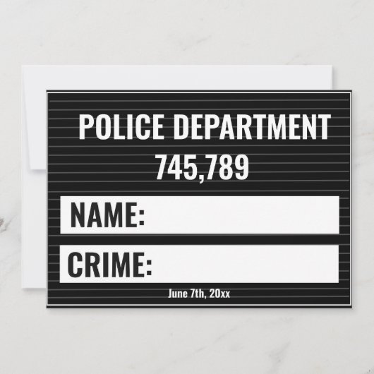 Mugshot signboard generator template カード (正面)