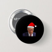 Mugshot Trump Picture - Prison Mug Shot Funny Chri 缶バッジ (正面&裏面)