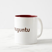 Muguntu ツートーンマグカップ (正面右)