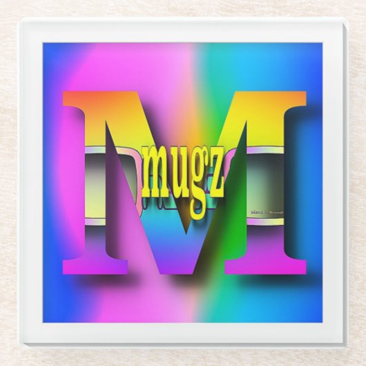 MUGZ ガラスコースター (正面)