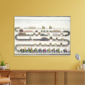 Muharram Ceremony, Faizabad, 1772 from 'The Gentil キャンバスプリント (インサイチュ (リビング))