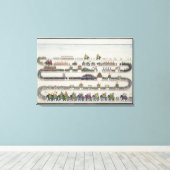 Muharram Ceremony, Faizabad, 1772 from 'The Gentil キャンバスプリント (インサイチュ (ウッドフロア))