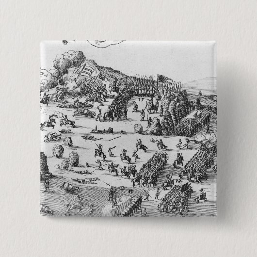 Muhlbergの戦いの一般的な見解 缶バッジ (正面)