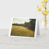 Muhumaa、エストニアのPoppie分野 カード (黄色い花)