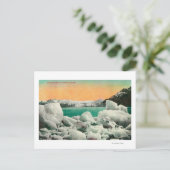 Muir GlacierとIcebergs(アラスカ#1State) ポストカード (スタンド正面)