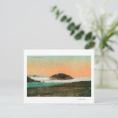 Muir GlacierとIcebergs(アラスカ#2) ポストカード (スタンド正面)