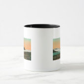 Muir GlacierとIcebergs(アラスカ#2) マグカップ (中央)