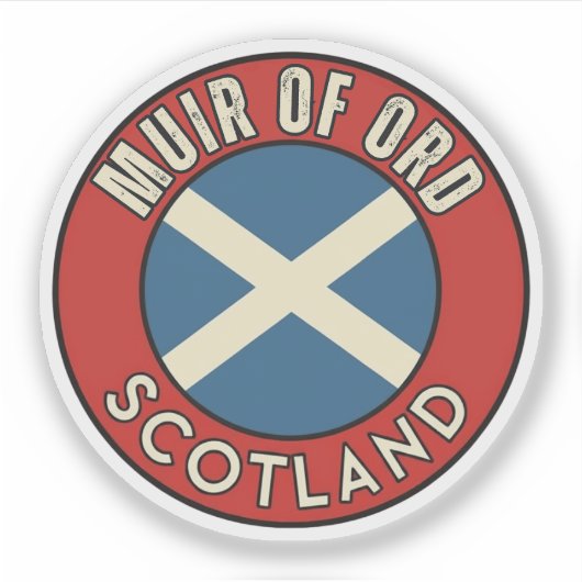 Muir of Ord, Scotland シール (正面)