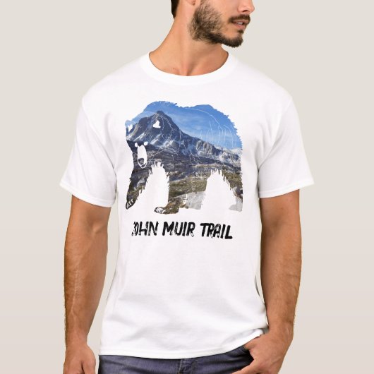 Muir Pass - John Muir Trailカスタマイズ可能なTシャツ Tシャツ (正面)