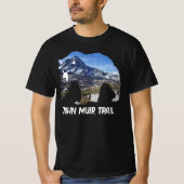 Muir Pass - John Muir Trailカスタマイズ可能なTシャツ Tシャツ (正面)