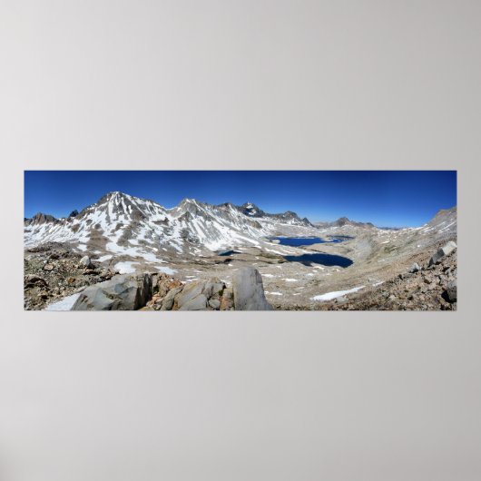 Muir Pass Panorama from Above - John Muir Trail ポスター (正面)