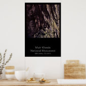 Muir Woods National Monument Color (Dark) ポスター (キッチン)
