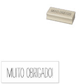 Muito Obrigadoさん、ポルトガル語を本当にありがとう ラバースタンプ (押印)
