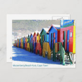 Muizenberg、ケープタウン、南アフリカ共和国の郵便はがき ポストカード (正面/裏面)