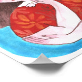 Mujer con Flor ポスター (角)