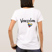 Mujer Venezolana Bella y Poderosa – VE Tシャツ (裏面)