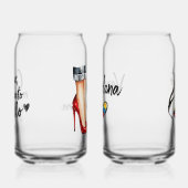 Mujer Venezolana – Orgullo, Elegancia, fuerza ve ガラス缶 (右)