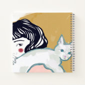 Mujer y Gato ノートブック (裏面)