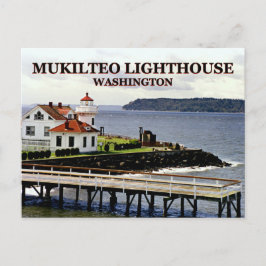 Mukilteo Light house，ワシントンポストカード ポストカード