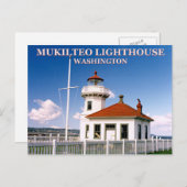 Mukilteo Light house,ワシントンポストカード ポストカード (正面/裏面)