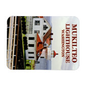 Mukilteo Light house, Washington Flexi Magnet マグネット (横)