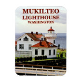 Mukilteo Light house, Washington Flexi Magnet マグネット (縦)