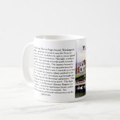 Mukilteo Light house, Washington Mug #2 コーヒーマグカップ (正面左)