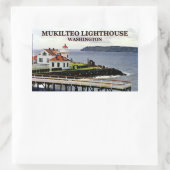 Mukilteo Light house, Washington Stickers 長方形シール (バッグ)