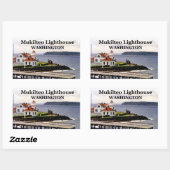 Mukilteo Light house, Washington Stickers #1 長方形シール (シート)