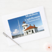 Mukilteo Light house, Washington Stickers #2 長方形シール (封筒)