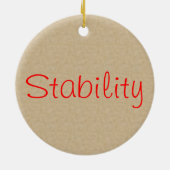 MuladharaまたはRoot the 1チャクラ セラミックオーナメント (裏面)