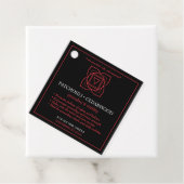 Muladhara Root Chakra Custom Candle Label  フェイバータグ (インサイチュ)