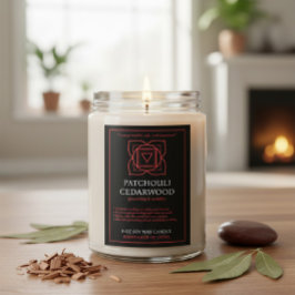 Muladhara Root Chakra Custom Candle Label  フードラベル