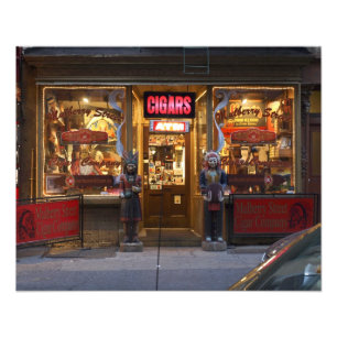 Mulberry Street Cigar Company、色 フォトプリント