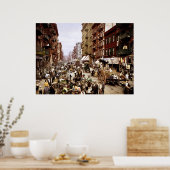 Mulberry Street, New York City, NY 1900 ポスター (キッチン)