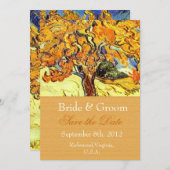 Mulberry Treeは日付招待状を保存する。 セーブザデート (正面/裏面)