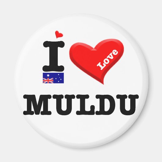 MULDU - I Love マグネット (正面)