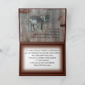 Mules Anniversaryカード – 任意カスタマイズの大事な行事 カード (内部)