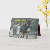 Mules Anniversaryカード – 任意カスタマイズの大事な行事 カード (黄色い花)