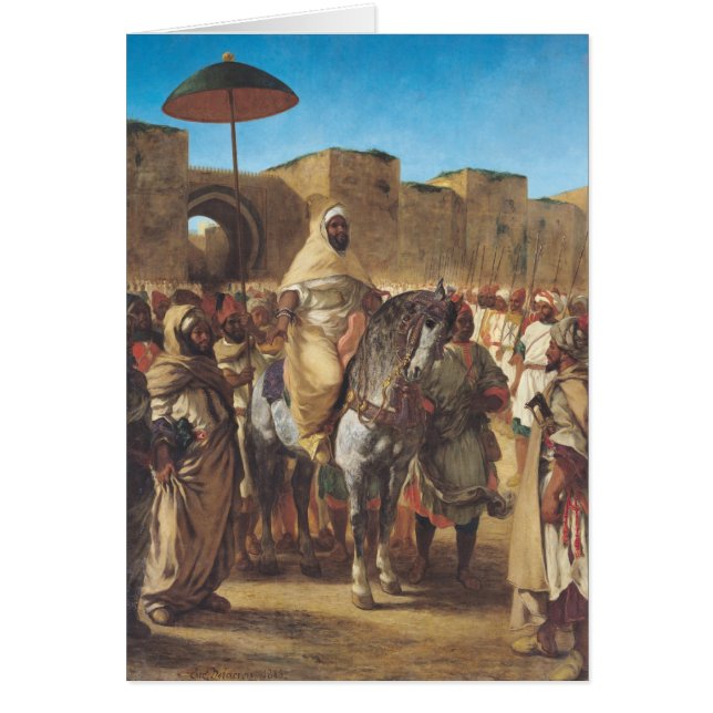 Muley Abd arRhamanのモロッコのサルタン (正面)