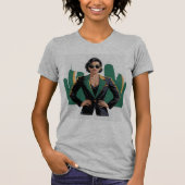Mulher Chefe Brasileira Boss Lady Camiseta Empoder Tシャツ (正面)