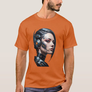mulher cyberpunk tシャツ