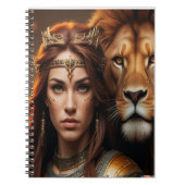 MULHER E O LEÃO ノートブック (正面)