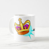 Muli-Taskerコップマグの女王 コーヒーマグカップ (正面左)